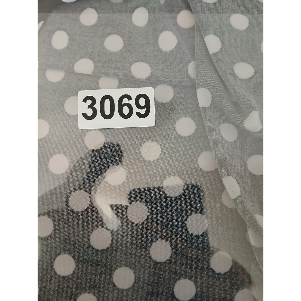 Susan Graver Liquid Knit Polka Dot Tunic Top Black White 2X 3/4 Sleeve Modest - Picture 10 of 10